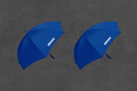 Midway Print - Umbrellas