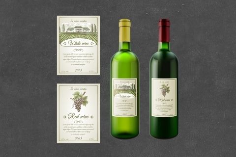 Midway Print - Wine Labels