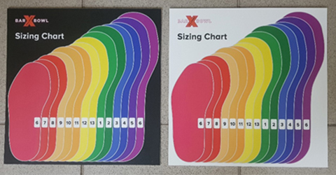 Midway Print - Signage - Decals Floor Walls - Sizing Chart